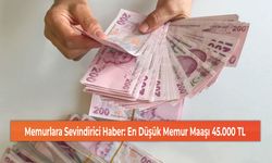 Memurlara Sevindirici Haber: En Düşük Memur Maaşı 45.000 TL