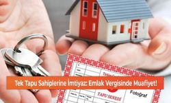 Tek Tapu Sahiplerine İmtiyaz: Emlak Vergisinde Muafiyet!