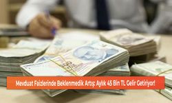 Mevduat Faizlerinde Beklenmedik Artış: Aylık 45 Bin TL Gelir Getiriyor!