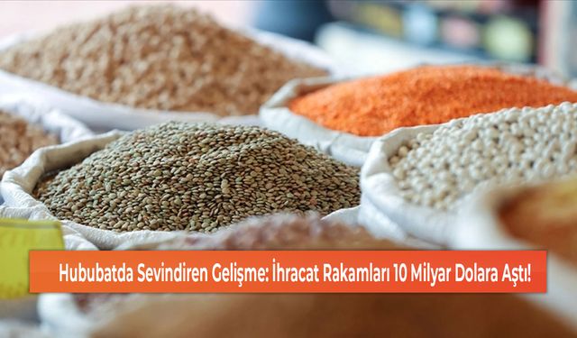 Hububatda Sevindiren Gelişme: İhracat Rakamları 10 Milyar Dolara Aştı!