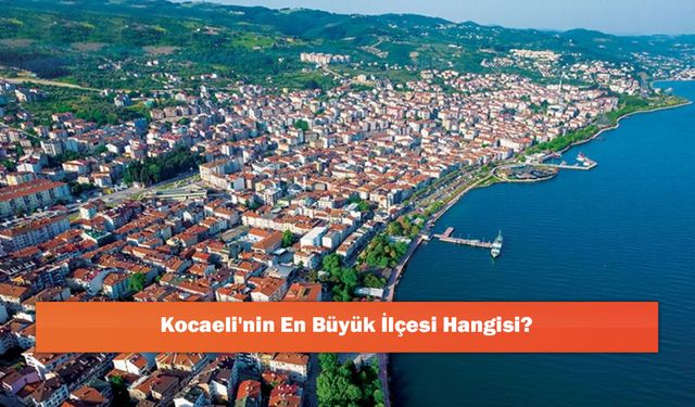 Kocaeli'nin En Büyük İlçesi Hangisi?