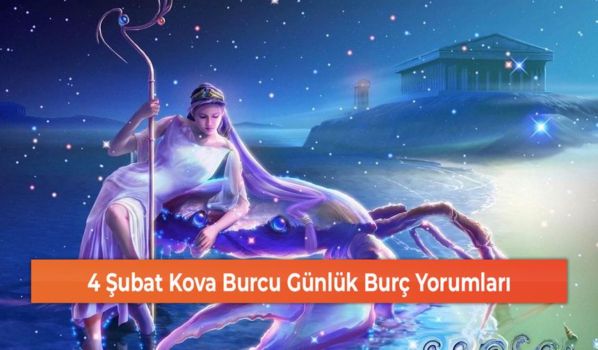 4 Şubat Kova Burcu Günlük Burç Yorumları