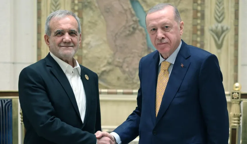 Cumhurbaşkanı Erdoğan, Azerbaycan’da Pezeşkiyan ve Şerif ile kritik temaslarda bulundu